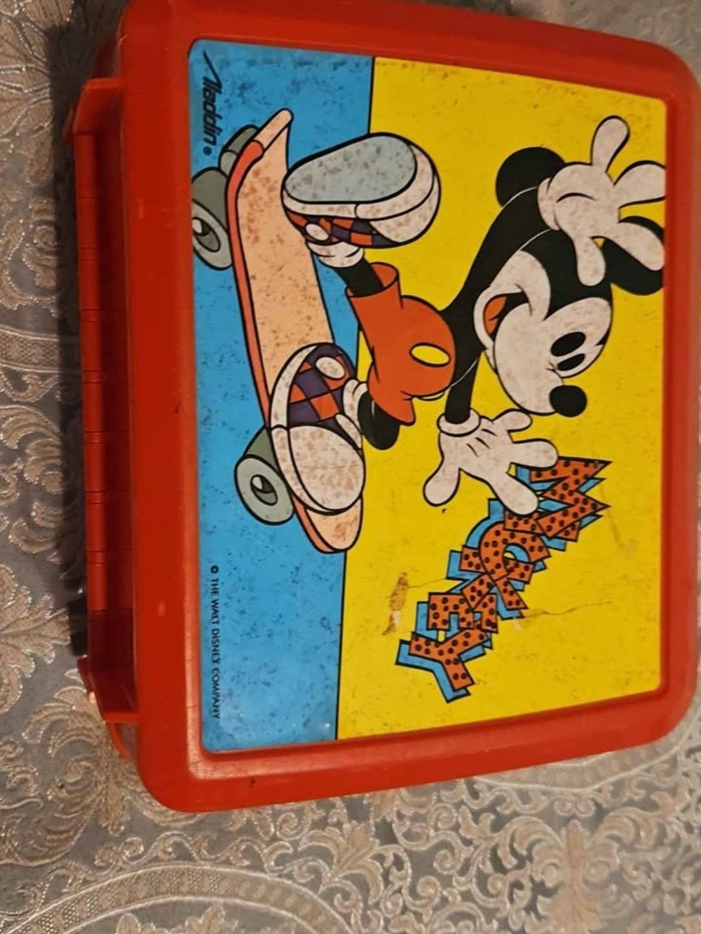 Disney Mickey Mouse Red Skateboard Lunchbox